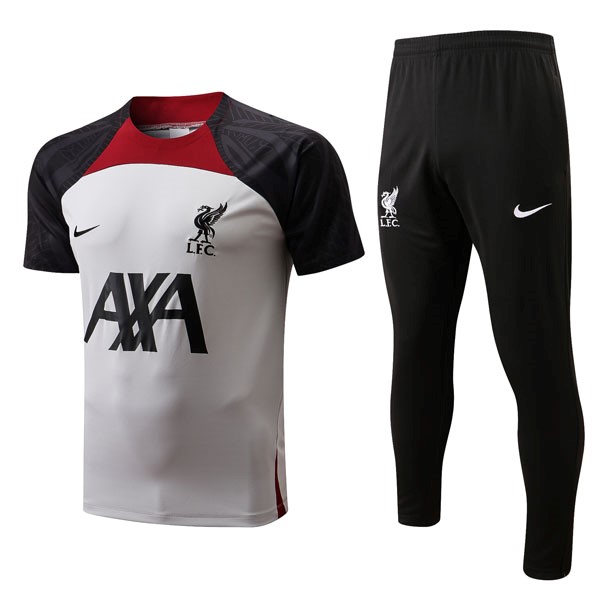 Camiseta Liverpool Conjunto Completo 2022/2023 Blanco